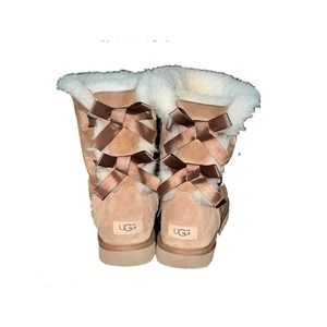 Ugg Bailey Bow Tall Chestnut Boots Size 10